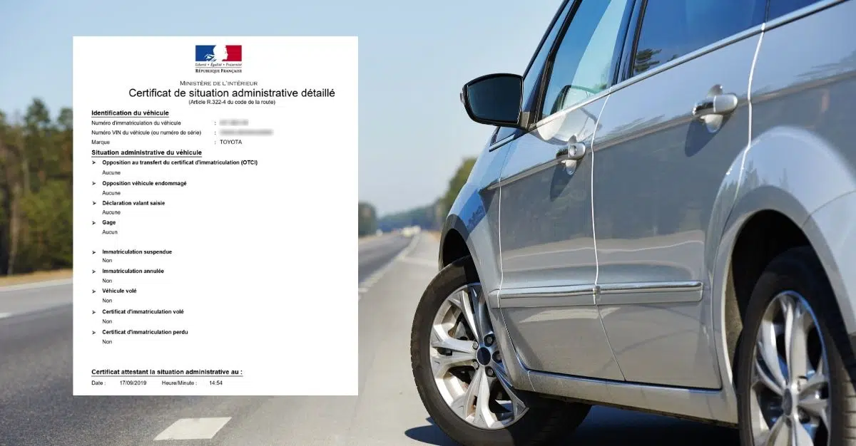 certificat de situation administrative