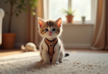 Apprendre à votre chaton à marcher en harnais : astuces et conseils