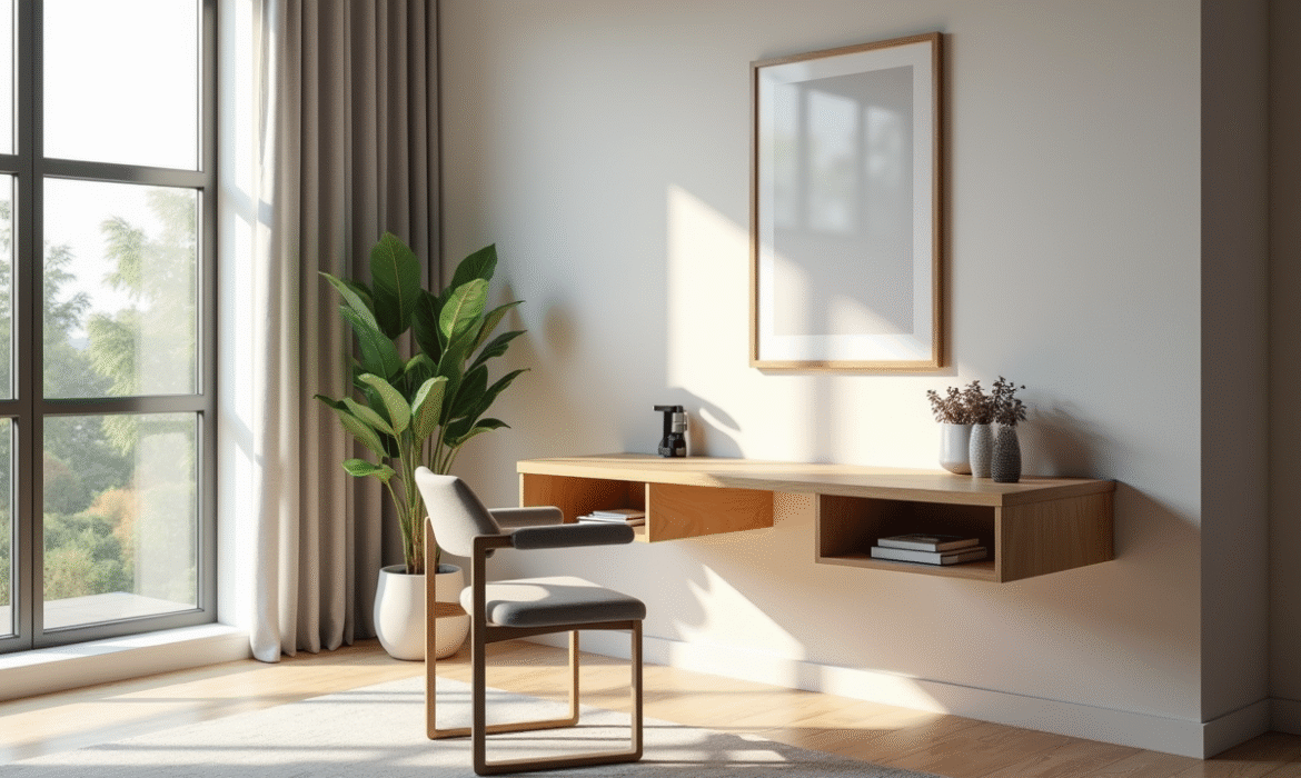 Bureau escamotable : des idées design pour un intérieur contemporain