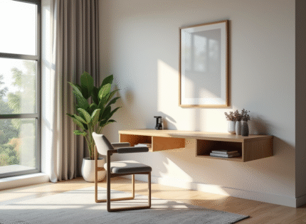 Bureau escamotable : des idées design pour un intérieur contemporain
