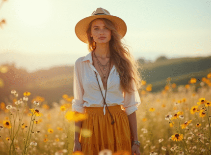 Mes jupes bohèmes : idées de tenues et associations stylistiques