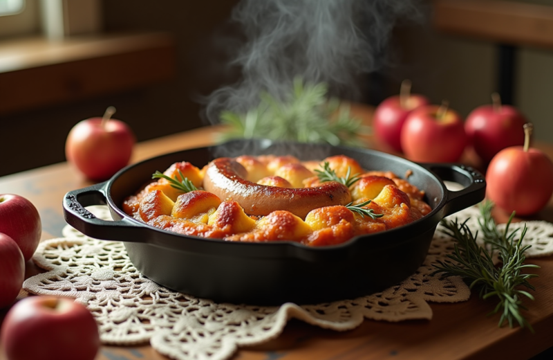 Secrets de grand-mère pour un boudin au four aux pommes parfait