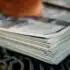 pile of newspapers