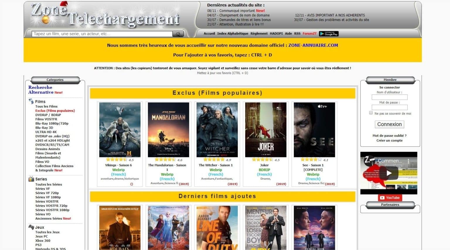 ZT ZA nouvelle adresse officielle du site de