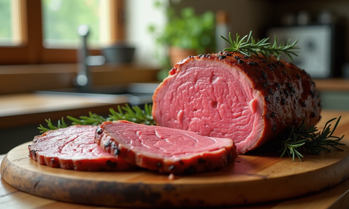 Temps de cuisson idéal pour un rôti de bœuf de 800 g