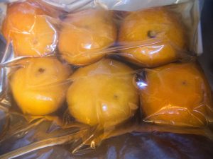 sac sous-vide de fruits