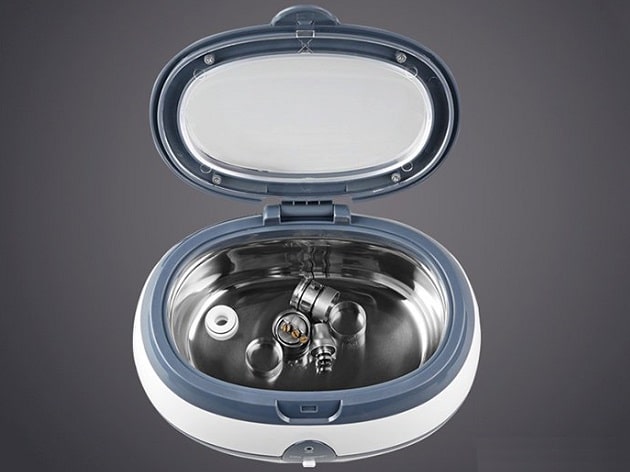 nettoyeur à ultrasons pour réservoirs de vape avec design compact et écran numérique
